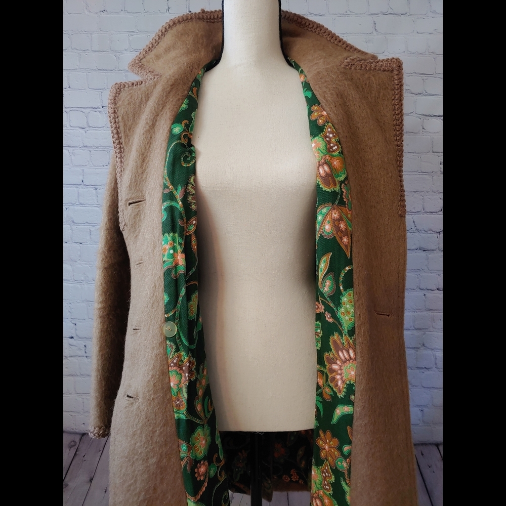 Vintage Lodenfrey Topcoat Peacoat 1970s Wool Coat - Picture 8 of 16